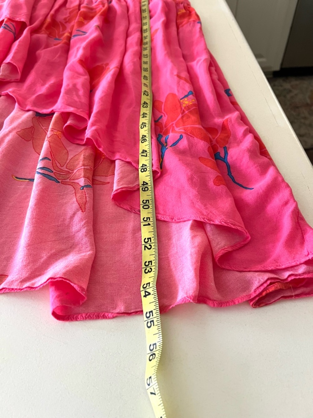 FP Pink Floral High Low Dress Wedding Guest 6 - Picture 9 of 14